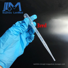 Disposable plastic transfer pipettes 3ml with competitive price